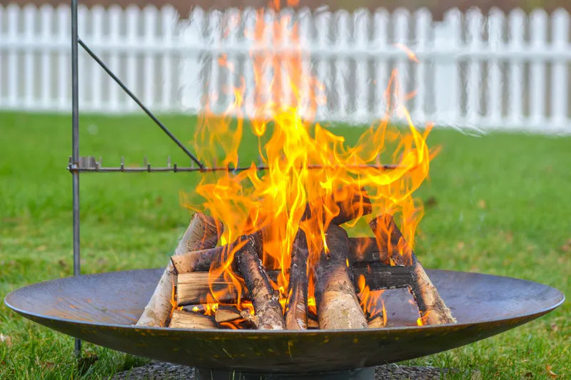 Eldfat i cortenstål – olika storlekar
