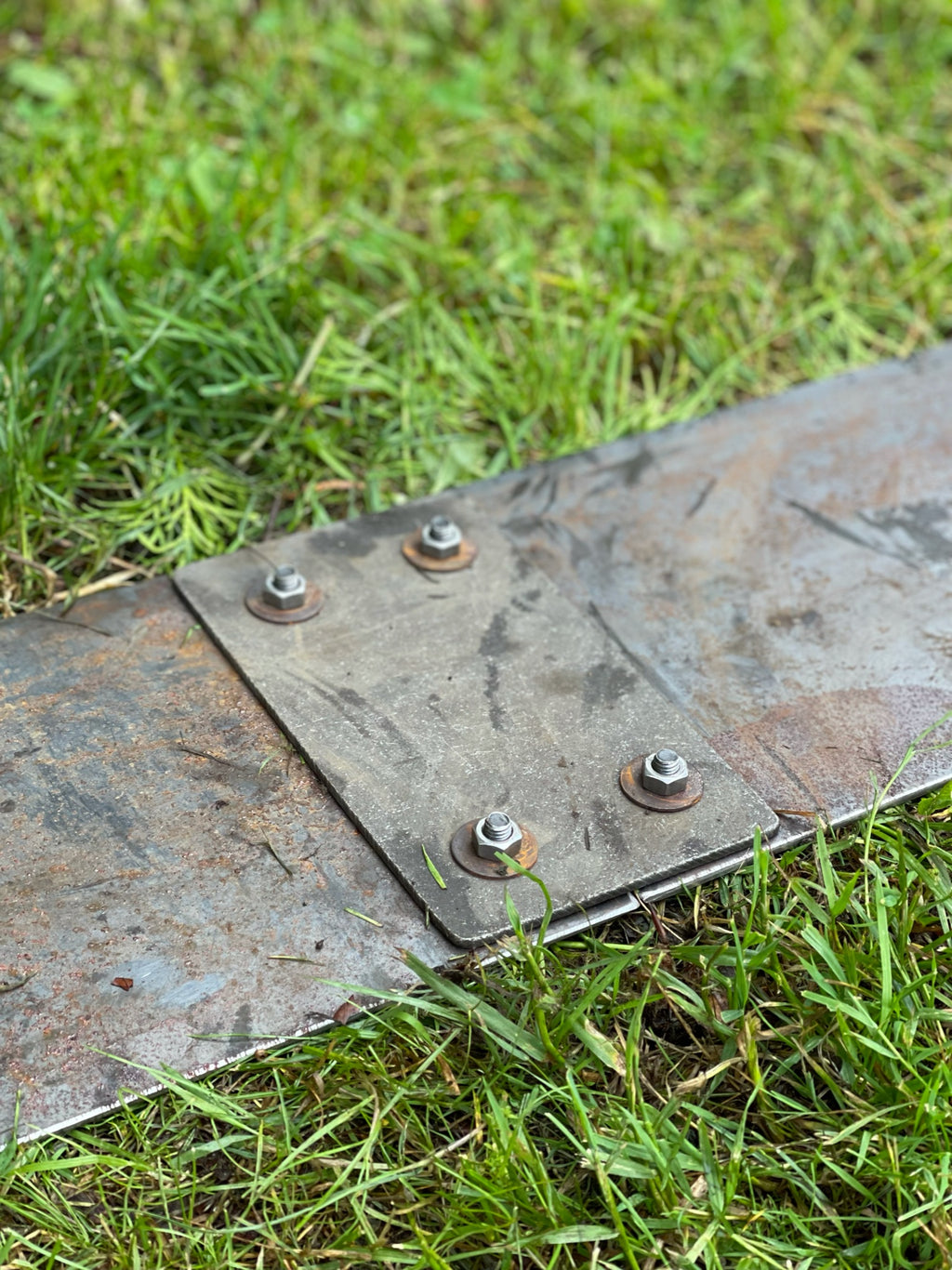 Rabattkant med mjuk kant – 3 mm cortenstål