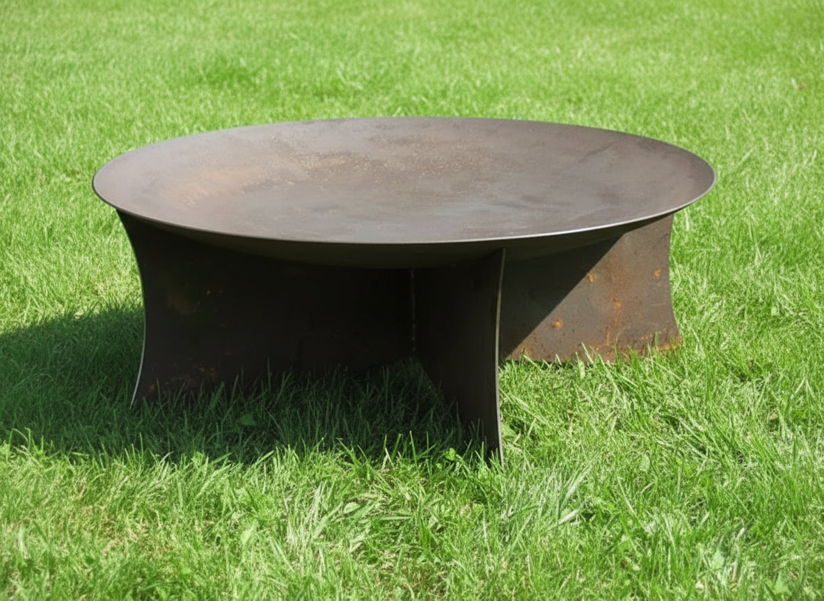 Eldfat i cortenstål – olika storlekar